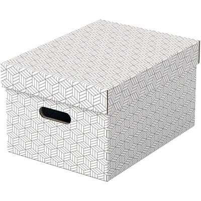 Esselte Caja De Almacenamiento Mediana 365x265x205 Mm White One Size Esselte Caja De Almacenamiento Mediana 365x265x205 Mm White One Size
