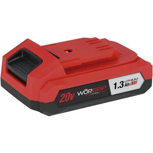 Worgrip Pila De Linterna 1.3ah 20v Red / Black One Size Worgrip Pila De Linterna 1.3ah 20v Red / Black One Size