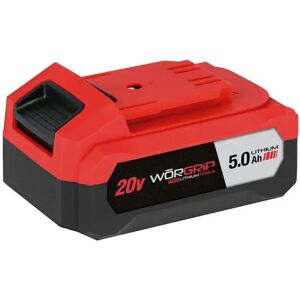 Worgrip Pila De Linterna 5ah 20v Red / Black One Size Worgrip Pila De Linterna 5ah 20v Red / Black One Size