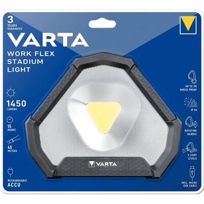 VARTA Luz de Estadio Work Flex 12W 1450lm VARTA Luz de Estadio Work Flex 12W 1450lm