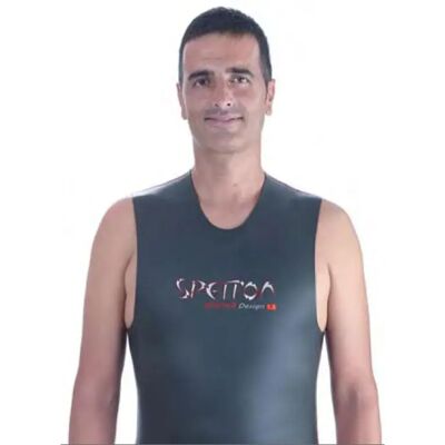 Spetton Camiseta UV Sin Mangas Azul - Diseño Invierno - 1.5mm Spetton Camiseta UV Sin Mangas Azul - Diseño Invierno - 1.5mm
