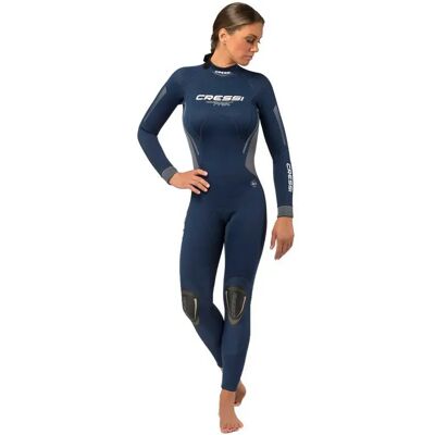 Cressi Traje De Neopreno De Apnea Para Mujer Fast 3 Mm Blue / Grey L Cressi Traje De Neopreno De Apnea Para Mujer Fast 3 Mm Blue / Grey L