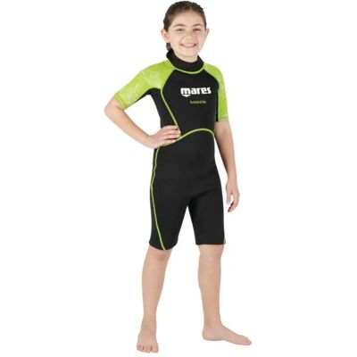 Mares Aquazone Shorty Manga Corta Manta 2.2 Mm Black / Green 2XS Mares Aquazone Shorty Manga Corta Manta 2.2 Mm Black / Green 2XS