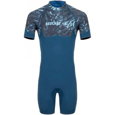 Beuchat Shorty Manga Corta Atoll 2 Mm Blue S Beuchat Shorty Manga Corta Atoll 2 Mm Blue S