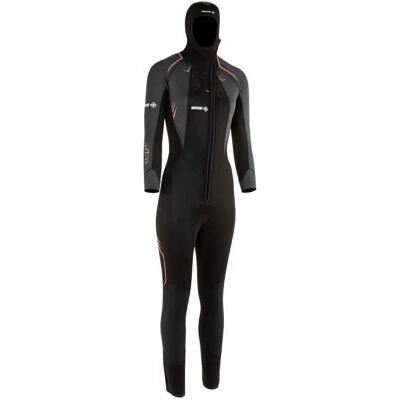 Beuchat Traje Húmedo De Buceo Para Mujer Alize 2 7 Mm Black / Orange S Beuchat Traje Húmedo De Buceo Para Mujer Alize 2 7 Mm Black / Orange S