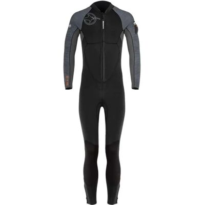 Beuchat Traje De Neopreno De Manga Larga Para Marcha Acuática Aquatrek 5/4/3 Mm Black / Grey S Beuchat Traje De Neopreno De Manga Larga Para Marcha Acuática Aquatrek 5/4/3 Mm Black / Grey S