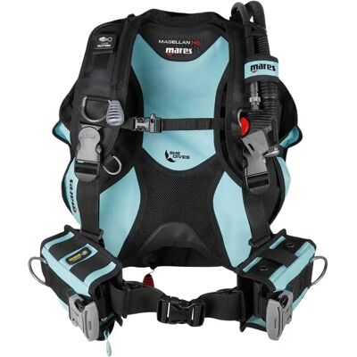 Mares Jacket Magellan Hd Black / Aquamarine 2XS Mares Jacket Magellan Hd Black / Aquamarine 2XS