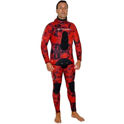 Picasso Traje Húmedo De Pesca Submarina Camo Blood 1.5 Mm Red / Black XL Picasso Traje Húmedo De Pesca Submarina Camo Blood 1.5 Mm Red / Black XL