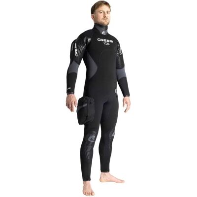Cressi Traje Semiseco Ice 2024 7 Mm Black / Grey XL Cressi Traje Semiseco Ice 2024 7 Mm Black / Grey XL