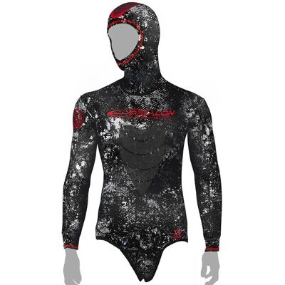Epsealon Chaqueta De Pesca Submarina Seabass 3 Mm Black XL Epsealon Chaqueta De Pesca Submarina Seabass 3 Mm Black XL