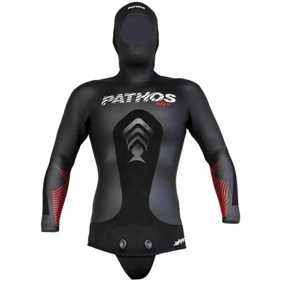 Pathos Chaqueta De Pesca Submarina Ultra 5 Mm Black / Red XL Pathos Chaqueta De Pesca Submarina Ultra 5 Mm Black / Red XL