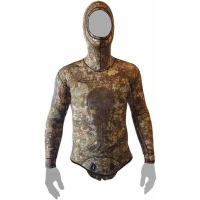 Epsealon Chaqueta De Pesca Submarina Tactical Commando 5 Mm Brown Camouflage XL Epsealon Chaqueta De Pesca Submarina Tactical Commando 5 Mm Brown Camouflage XL