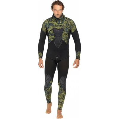Salvimar Traje Húmedo De Pesca Submarina Drop Cell Race 5 Mm Green Camouflage / Black XL Salvimar Traje Húmedo De Pesca Submarina Drop Cell Race 5 Mm Green Camouflage / Black XL