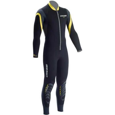 Cressi Traje De Neopreno Para Freediving Lui 2.5 Mm Black / Grey / Yellow S Cressi Traje De Neopreno Para Freediving Lui 2.5 Mm Black / Grey / Yellow S