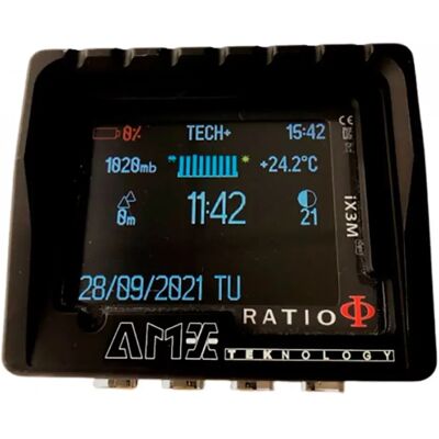 Amx Teknology Protector De Ordenador De Buceo Ratio Ixm3 V1 Black One Size Amx Teknology Protector De Ordenador De Buceo Ratio Ixm3 V1 Black One Size