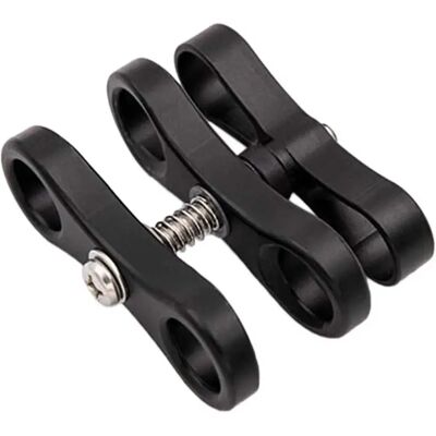 Divevolk Abrazadera De 2 Agujeros Black One Size Divevolk Abrazadera De 2 Agujeros Black One Size