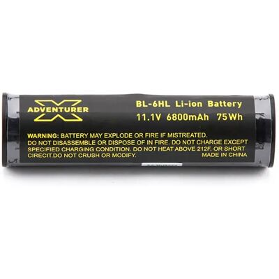 X-adventurer Batería De Litio Bl-6hl Li-ion 6800mah Black One Size X-adventurer Batería De Litio Bl-6hl Li-ion 6800mah Black One Size