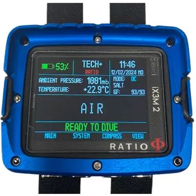 Amx Teknology Protector De Ordenador De Buceo Ratio Ixm3 V2 Blue One Size Amx Teknology Protector De Ordenador De Buceo Ratio Ixm3 V2 Blue One Size