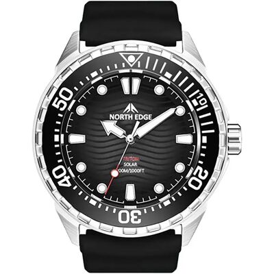 North Edge Reloj Látex Triton Black Sapphire One Size North Edge Reloj Látex Triton Black Sapphire One Size