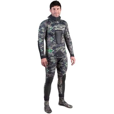 Spetton Traje Húmedo De Pesca Submarina Med 7 Mm Green Camouflage M Spetton Traje Húmedo De Pesca Submarina Med 7 Mm Green Camouflage M