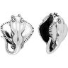 Dive Silver Ray Bead Jewelry Bead Plateado