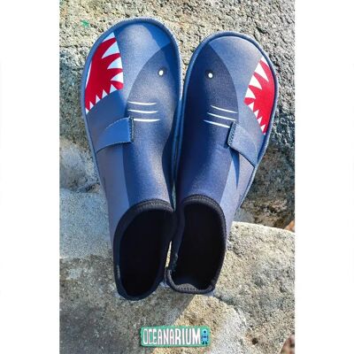 Oceanarium Escarpines Shark Neoprene 2 Mm Grey / Red / White EU 41-42 Oceanarium Escarpines Shark Neoprene 2 Mm Grey / Red / White EU 41-42