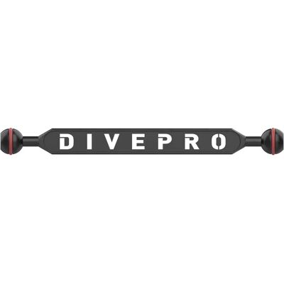 Divepro Brazo De Bola 10´´ Double Black One Size Divepro Brazo De Bola 10´´ Double Black One Size