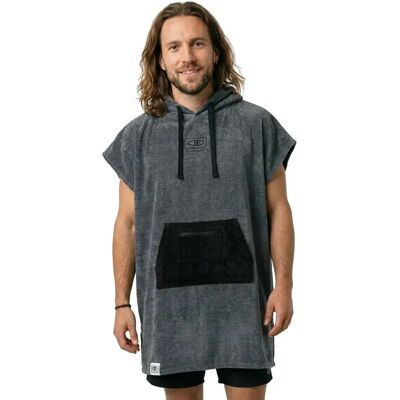 Ocean & Earth Poncho Daybreak Hooded Grey One Size Ocean & Earth Poncho Daybreak Hooded Grey One Size