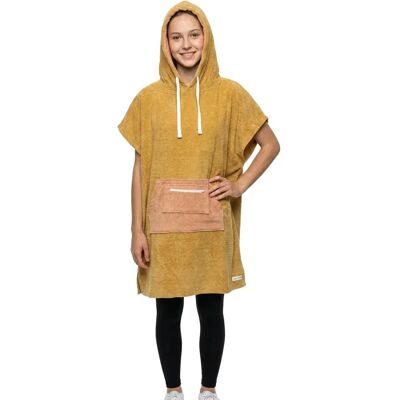 Ocean & Earth Poncho Daydream Hooded Mustard One Size Ocean & Earth Poncho Daydream Hooded Mustard One Size