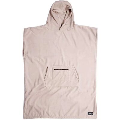 Ocean & Earth Poncho Lightweight Hooded Taupe One Size Ocean & Earth Poncho Lightweight Hooded Taupe One Size