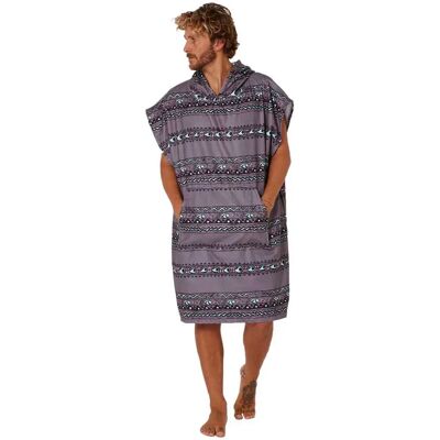 Ocean & Earth Poncho Digital Hooded Charcoal One Size Ocean & Earth Poncho Digital Hooded Charcoal One Size