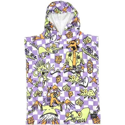 Ocean & Earth Poncho Irvine Hooded Purple One Size Ocean & Earth Poncho Irvine Hooded Purple One Size