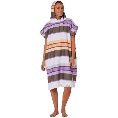 Ocean & Earth Poncho Sunkissed Hooded Apricot Blush One Size Ocean & Earth Poncho Sunkissed Hooded Apricot Blush One Size