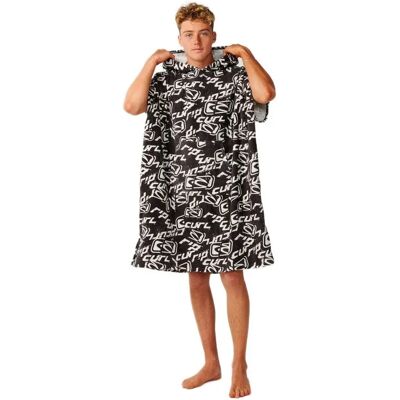 Rip Curl Poncho Sessions Washed Black One Size Rip Curl Poncho Sessions Washed Black One Size
