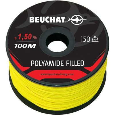 Beuchat Línea De Nylon Aramidic Lining Roll 50 M Yellow 1.50 mm Beuchat Línea De Nylon Aramidic Lining Roll 50 M Yellow 1.50 mm