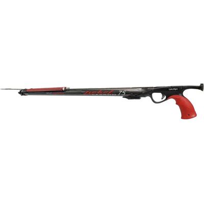 Spetton Fusil De Pesca Submarina De Gomas Rebel Closed Carbono Self-waterrail Black / Red 85 cm Spetton Fusil De Pesca Submarina De Gomas Rebel Closed Carbono Self-waterrail Black / Red 85 cm