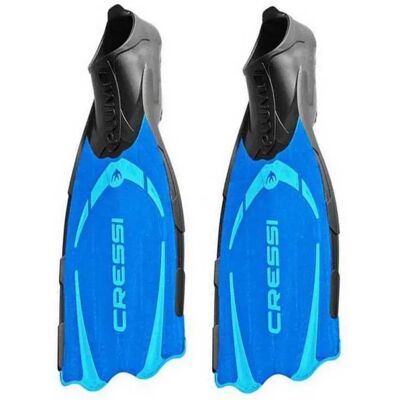 Aletas de snorkel Cressi Pluma Azul/Azul - Adulto 37-38 Aletas de snorkel Cressi Pluma Azul/Azul - Adulto 37-38