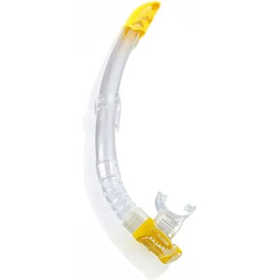 Tubo de Snorkel Cressi Gamma - Buceo, Transparente, Amarillo Tubo de Snorkel Cressi Gamma - Buceo, Transparente, Amarillo