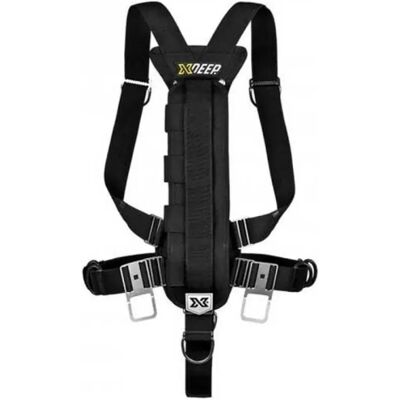 Xdeep Sistema De Arnés Con Placa Trasera Stealth 2.0 With No Wing Black D Xdeep Sistema De Arnés Con Placa Trasera Stealth 2.0 With No Wing Black D