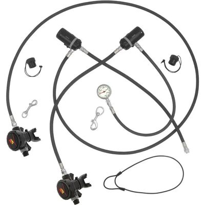 Dive Rite Conjunto De Regulador De Buceo Xt1/xt2 Doubles Din Bar One Size Dive Rite Conjunto De Regulador De Buceo Xt1/xt2 Doubles Din Bar One Size