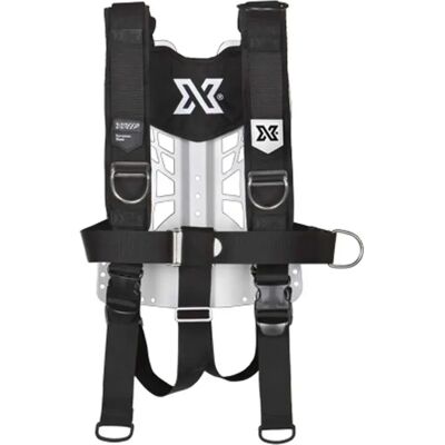 Arnés Serie Nx Deluxe Std Xdeep - Placa trasera, negro, buceo Arnés Serie Nx Deluxe Std Xdeep - Placa trasera, negro, buceo