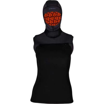 Apeks Chaleco Térmico Con Capucha Thermiq Hooded 4/3 Mm Black / Grey XL Apeks Chaleco Térmico Con Capucha Thermiq Hooded 4/3 Mm Black / Grey XL