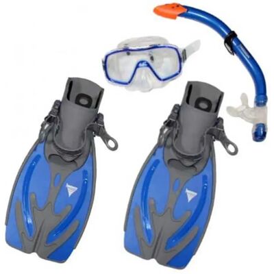 Imersion Kit Snorkel Snorkeling Blue EU 27-31 Imersion Kit Snorkel Snorkeling Blue EU 27-31