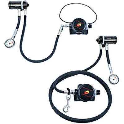 Dive Rite Conjunto De Regulador De Buceo Xt1/xt2 Sidemount Din Black One Size Dive Rite Conjunto De Regulador De Buceo Xt1/xt2 Sidemount Din Black One Size