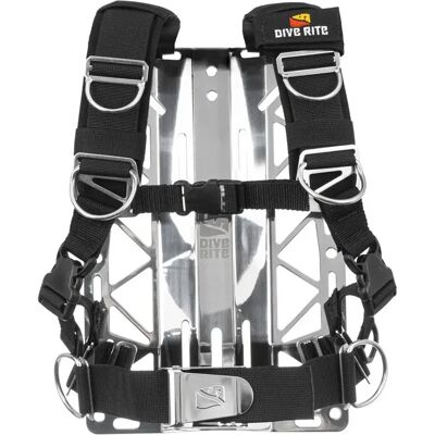 Dive Rite Sistema De Arnés Sin Placa Trasera Transplate Black M Dive Rite Sistema De Arnés Sin Placa Trasera Transplate Black M