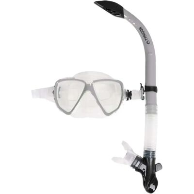 Typhoon Kit Snorkel Pro Combo Silver One Size Typhoon Kit Snorkel Pro Combo Silver One Size