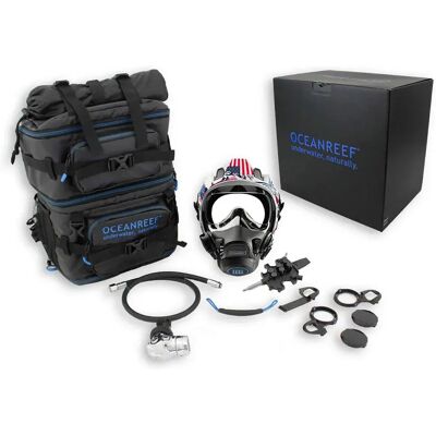 Ocean Reef Máscara Facial Neptune Iii Id250 Limited Edition System Bundle Din White S-M Ocean Reef Máscara Facial Neptune Iii Id250 Limited Edition System Bundle Din White S-M