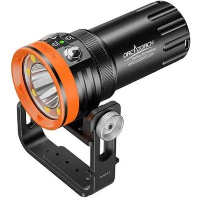 Orcatorch Foco De Buceo Flexdive Handheld Black / Orange 8000 Lúmenes Orcatorch Foco De Buceo Flexdive Handheld Black / Orange 8000 Lúmenes
