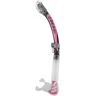 Cressi Alpha Ultra Dry Diving Snorkel Gris,Rosa