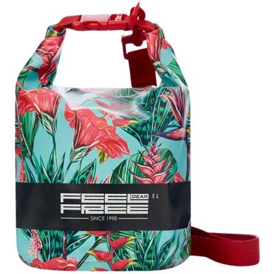 Feelfree Gear Bolsa Estanca Tube Tropical 5l Teal / Red One Size Feelfree Gear Bolsa Estanca Tube Tropical 5l Teal / Red One Size